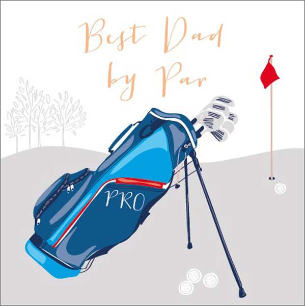 How To Draw A Golf Club Bag For Father's Day! 