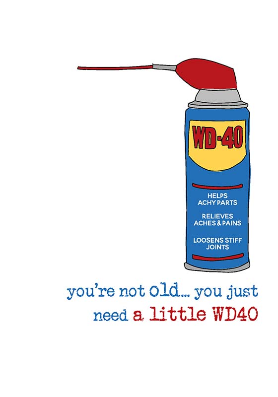 No WD40 please!