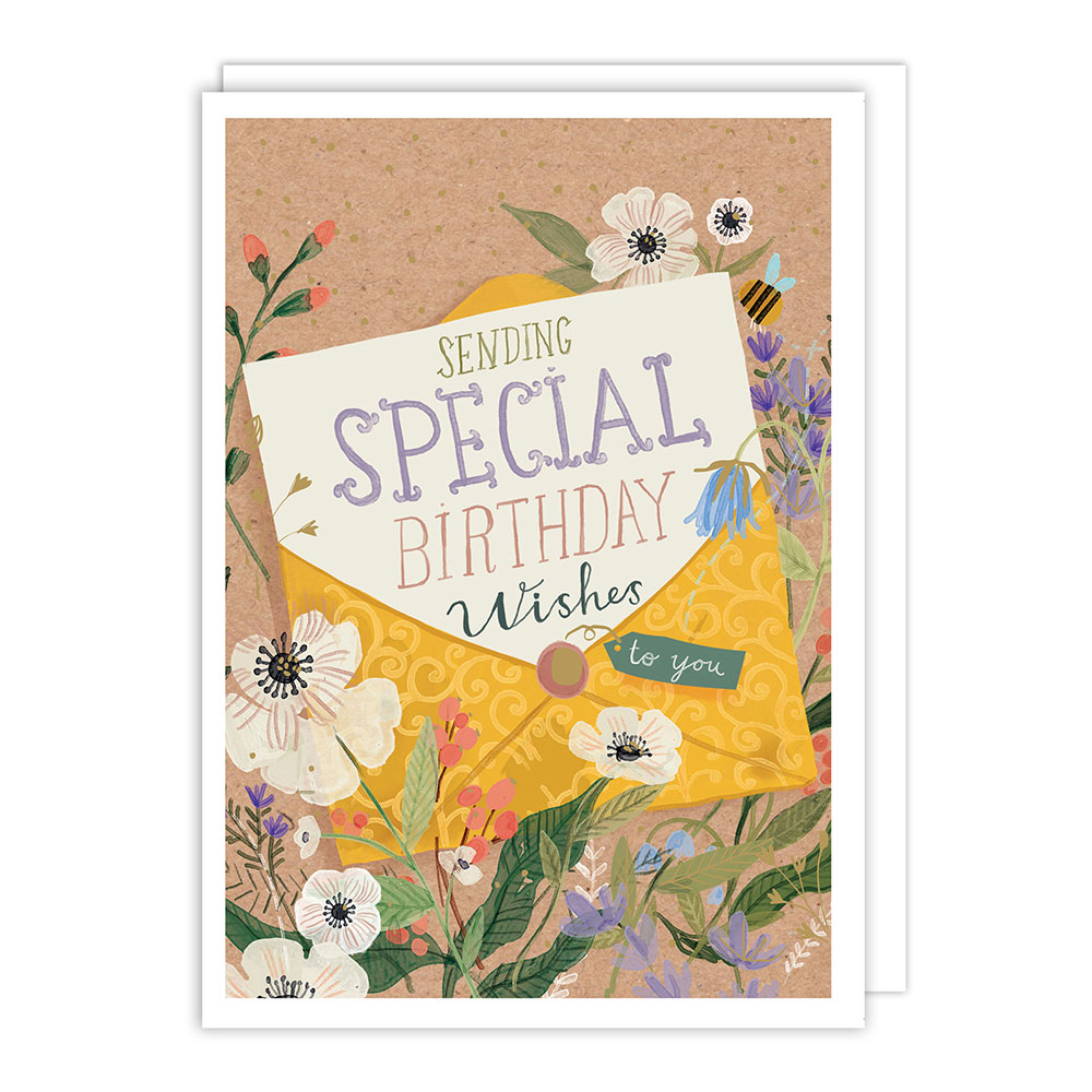 Ling Design Ltd Envelope Birthday Card LNQ0303