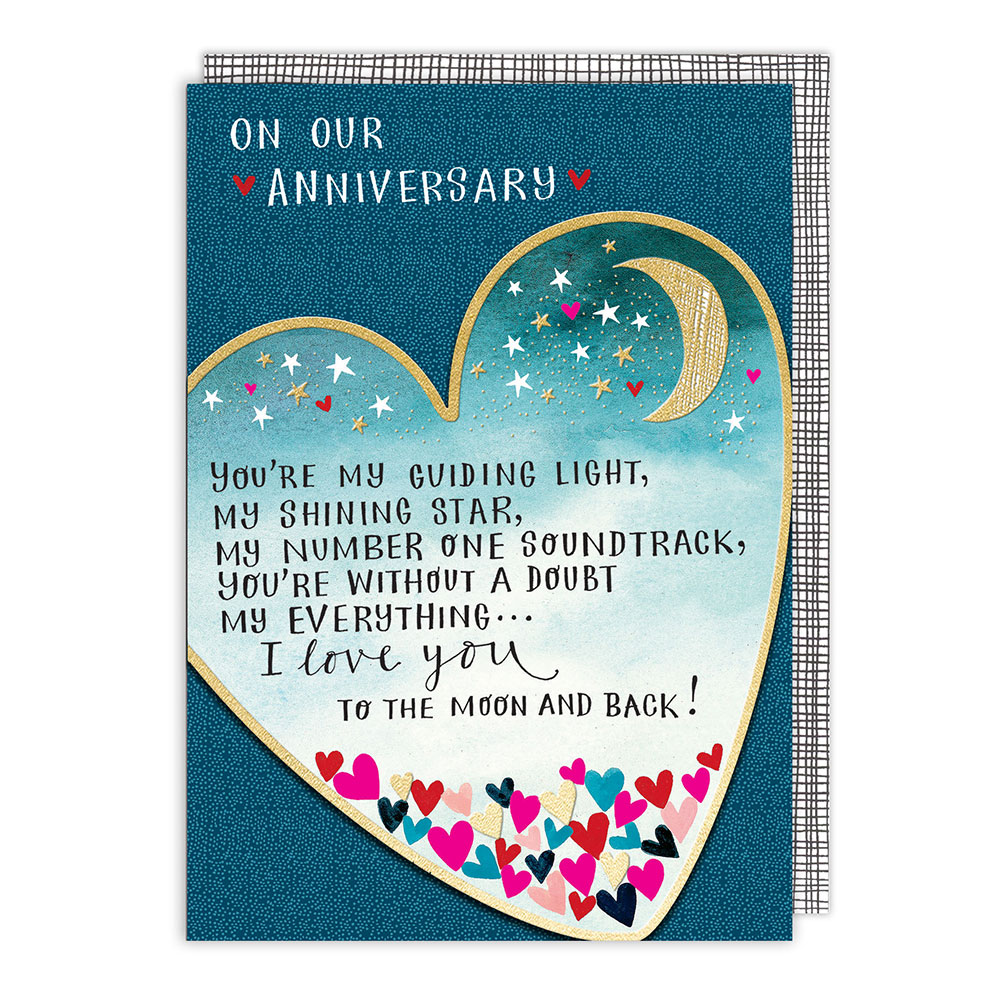 Rachel Ellen Designs - Heart Poem Anniversary Card #DIT26