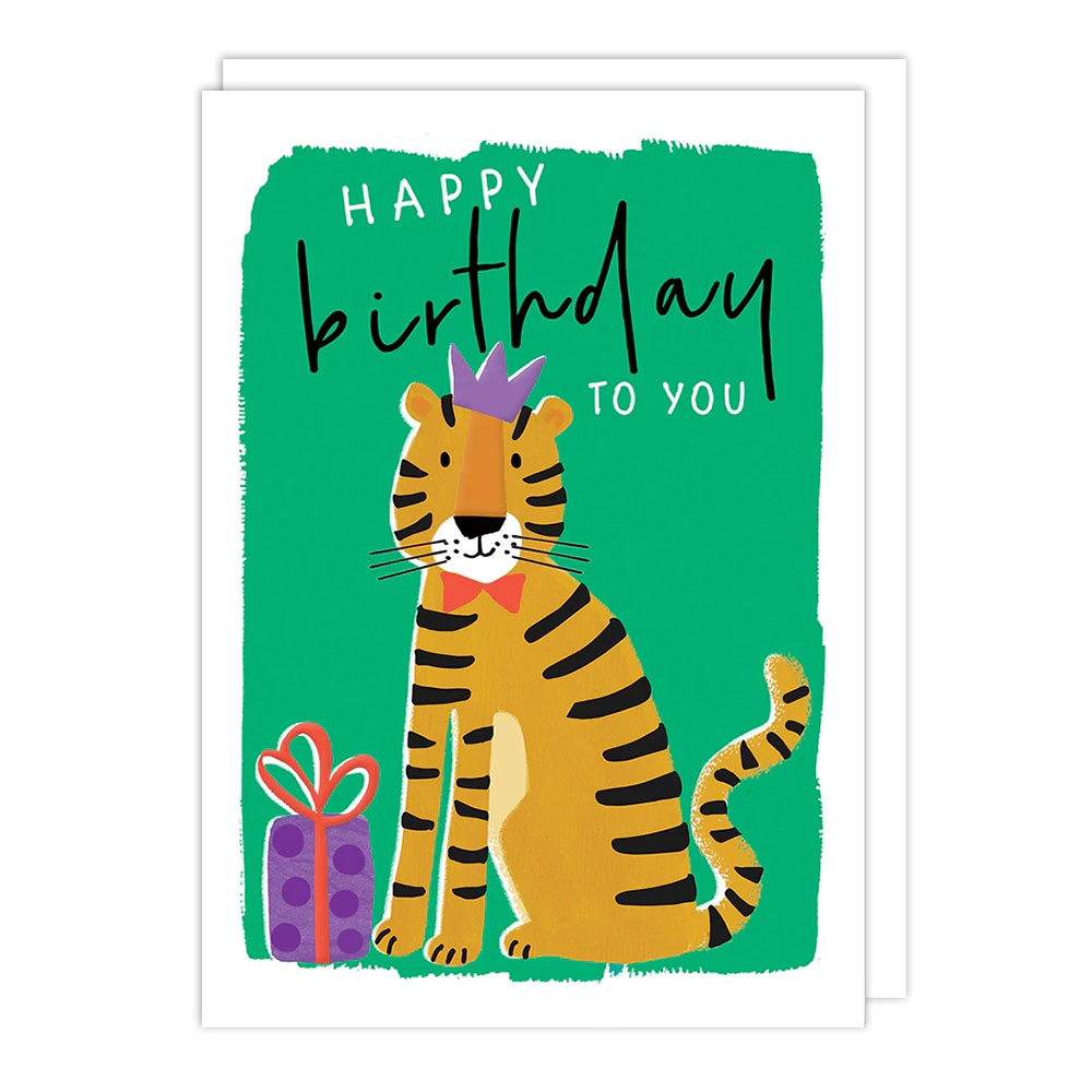 Wholesale Tiger & Toucan - 4x6 Blank Birthday Card for your store - Faire