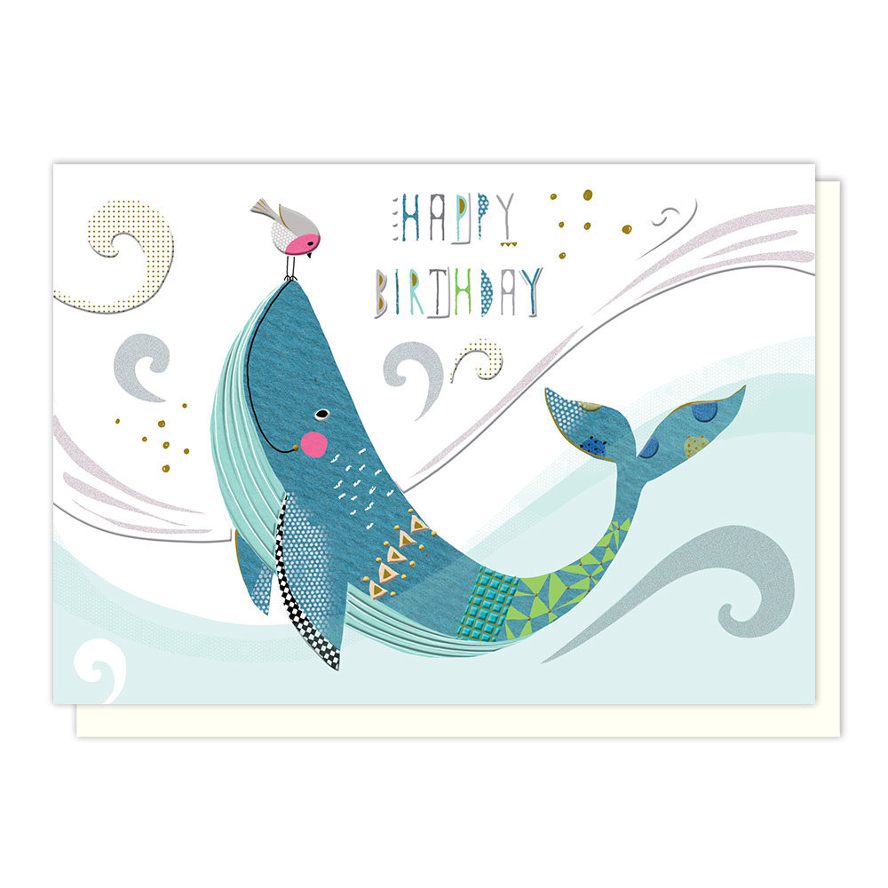 Turnowsky Whale Birthday Card