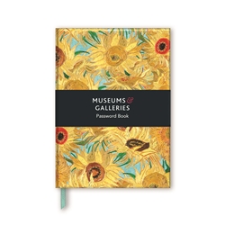 Van Gogh Sunflower Password Book 