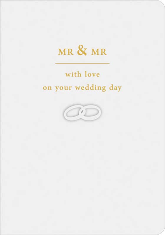 Mr Mr Wedding Card 