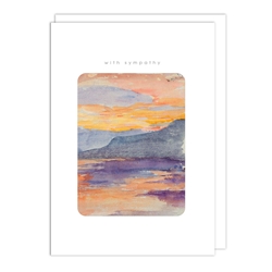 Seascape Sympathy Card 