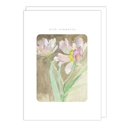 Tulip Sympathy Card 