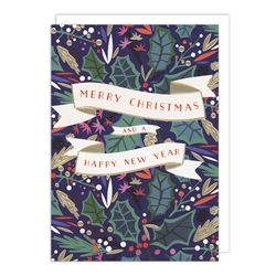 Holly & Pine Christmas Boxed Cards Christmas