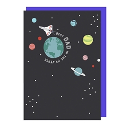 Rocket Fathers Day Card 