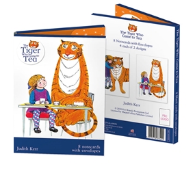 Judith Kerr, The Tiger Who Came to Tea Rectangle Notecard Wallet notecards and stationery