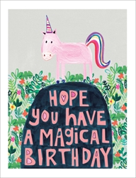 Unicorn Birthday Card Birthday