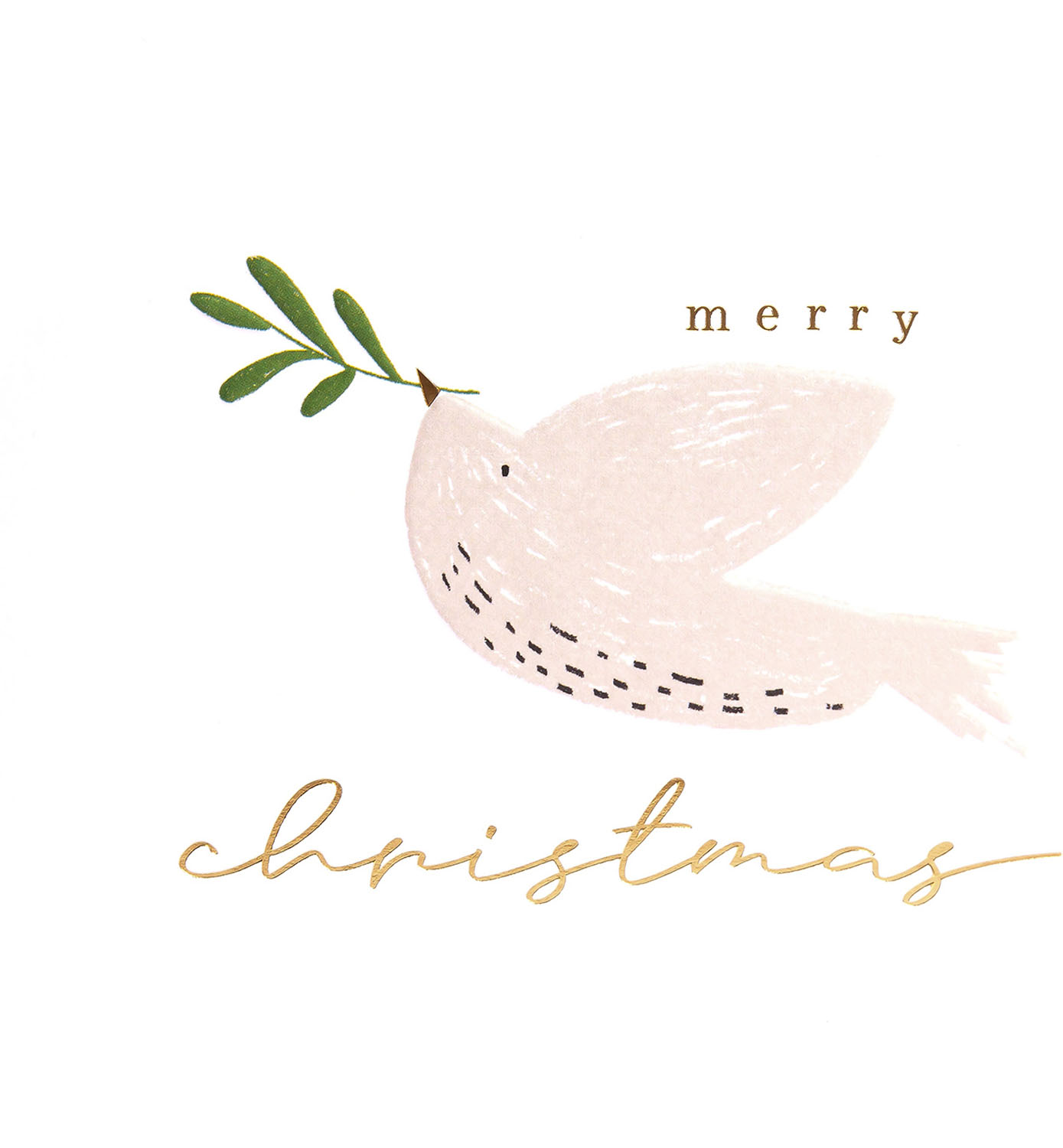 Caroline Gardner - Merry Dove Greeting Card #MDX038A