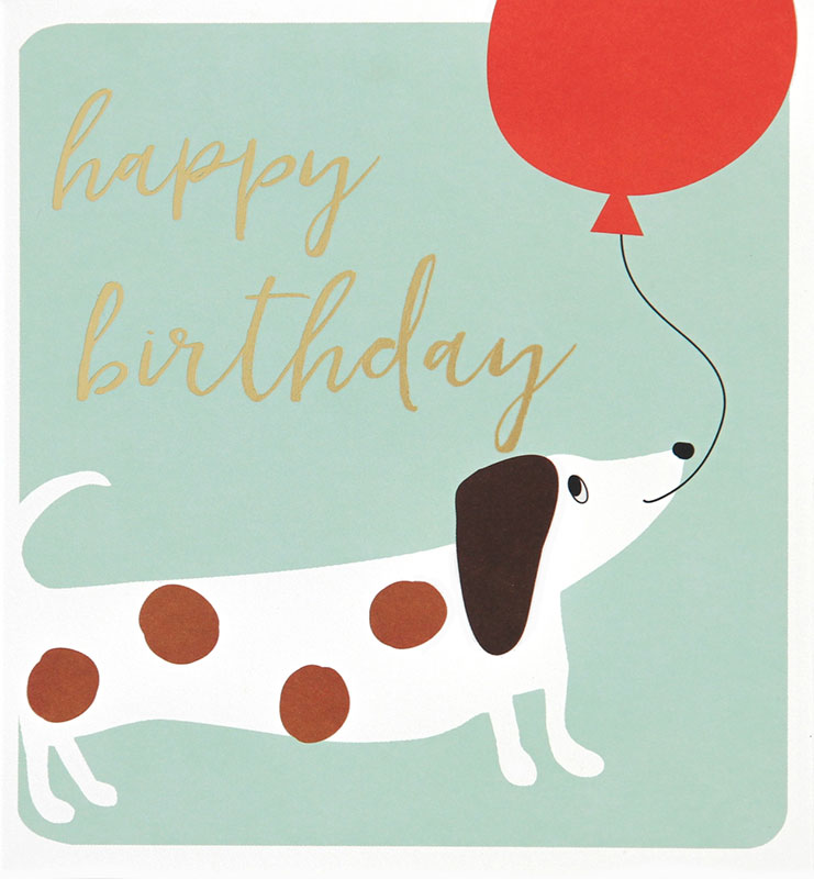 Caroline Gardner - Dog - Birthday Card #CGPOW008