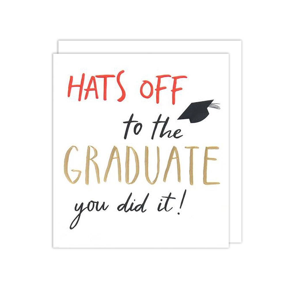 Caroline Gardner - Hats Off Graduation Card #TWW018