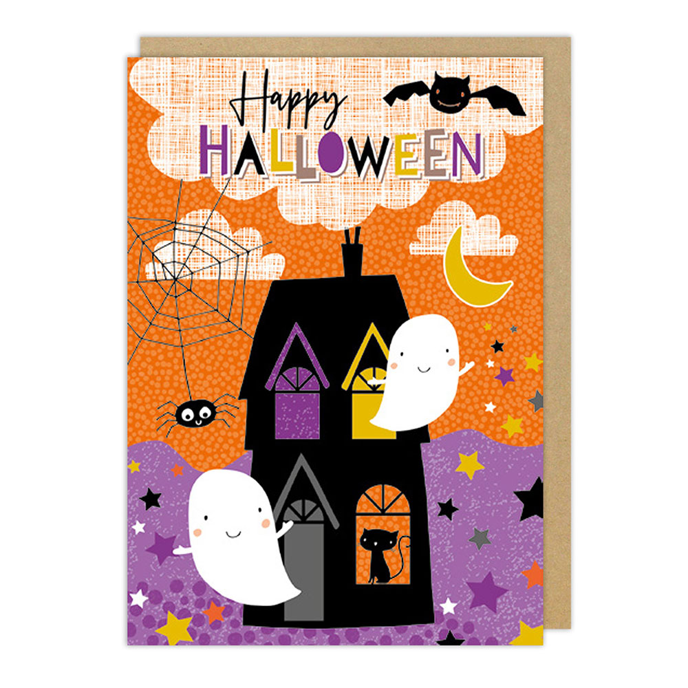 Laura Darrington Design - Ghosts Halloween Card #AR094