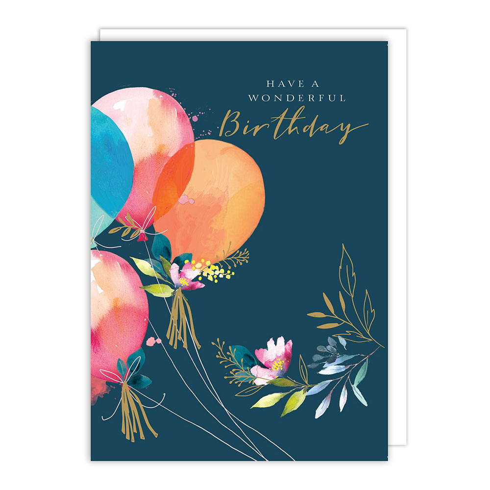 Ling Design, Ltd. - Balloons Birthday Card #LNQ0308