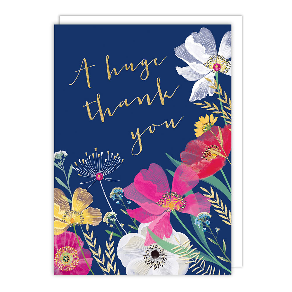 Rachel Ellen Designs - Flowers Thank You Card #FLOW13