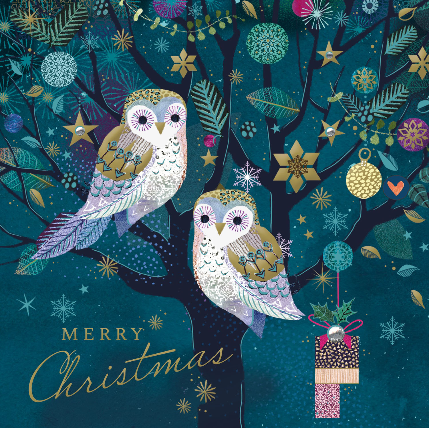 Noel Tatt - Christmas Owls Boxed Cards #PB10-50411