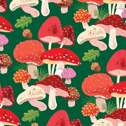 Christmas Mushrooms Sheet Wrap