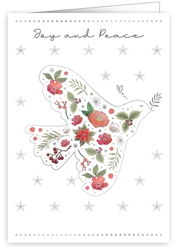 Joy and Peace Dove Greeting Card