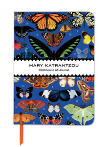 Mary Katrantzou Blue Butterfly Cloth Journal 