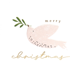 Merry Dove Greeting Card