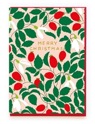 Rosehips Christmas Greeting Card