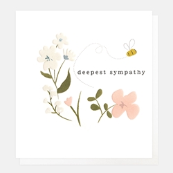 Sympathy Bee Greeting Card