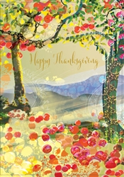 Thanksgiving Leaves Greeting Card 