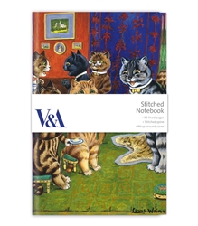 V&A Louis Wain Cats Stitched Journal 