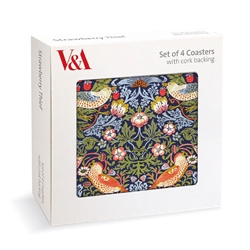 V&A Strawberry Thief Coasters 