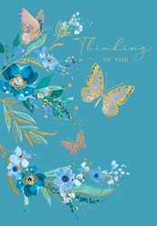 Butterfly Thinking of You Card