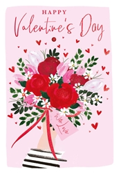 Valentines Bouquet Card