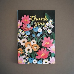 Flowers Thank You Card