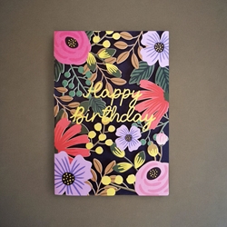 Multi Flowers Birthday Card