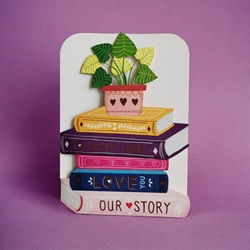 Love Stories Die Cut Card