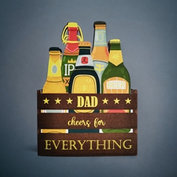 Cheers for Dad Fathers Day Card