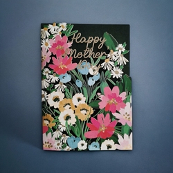 Die Cut Flowers Mothers Day Card