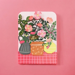 Die Cut Plants Blank Card