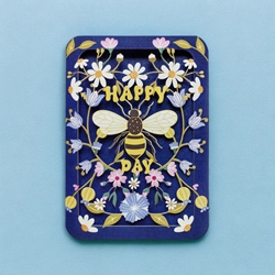 Birthday Diecut Bee Greeting Card