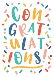 Congratulations Confetti Card