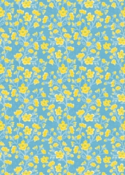 Yellow Blossoms Sheet Wrap