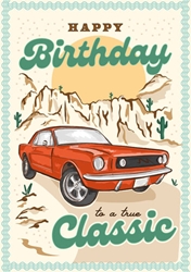 True Classic Birthday Card