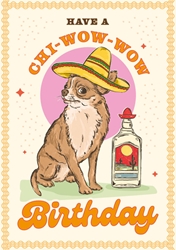 Birthday Chihuahua Greeting Card