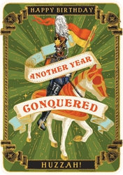 Birthday Conquer Greeting Card