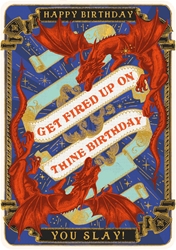 Birthday Dragon Greeting Card