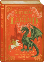 Dragons and Legend Birthday Card