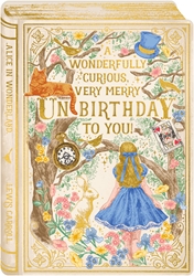 Birthday Alice In Wonderland Greeting Card