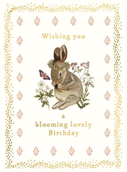 Rabbit Birthday Card