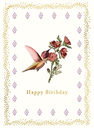 Hummingbird Birthday Card