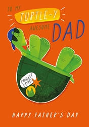 Turtley Awesome Fathers Day Card